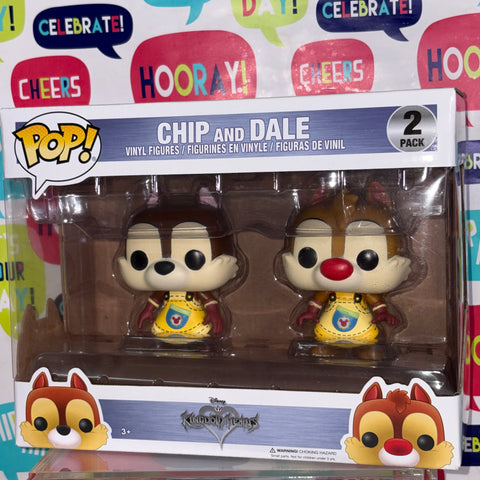 Chip & Dale - Disney Funko Pop 2 Pack Vinyl Figure (11.4 Cm L × 8.9 Cm W × 15.9 Cm H)