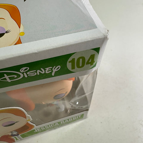 SEVERE BOX DAMAGE Jessica Rabbit - Who Framed Roger Rabbit Disney Funko Pop 104 Vinyl Figure (11.4 Cm L × 8.9 Cm W × 15.9 Cm H)