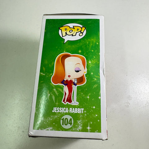 SEVERE BOX DAMAGE Jessica Rabbit - Who Framed Roger Rabbit Disney Funko Pop 104 Vinyl Figure (11.4 Cm L × 8.9 Cm W × 15.9 Cm H)