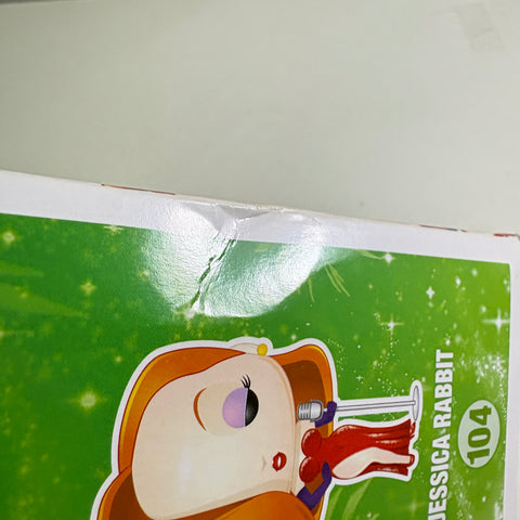 SEVERE BOX DAMAGE Jessica Rabbit - Who Framed Roger Rabbit Disney Funko Pop 104 Vinyl Figure (11.4 Cm L × 8.9 Cm W × 15.9 Cm H)