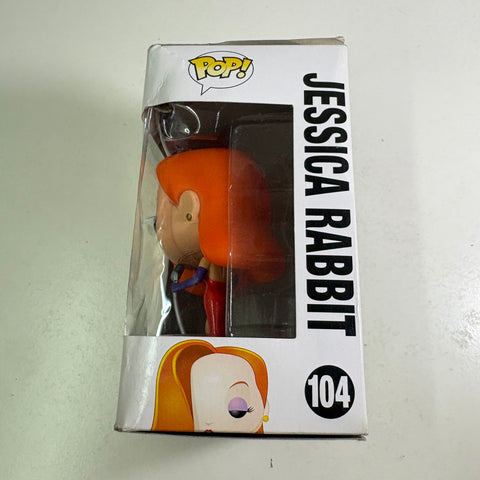 SEVERE BOX DAMAGE Jessica Rabbit - Who Framed Roger Rabbit Disney Funko Pop 104 Vinyl Figure (11.4 Cm L × 8.9 Cm W × 15.9 Cm H)