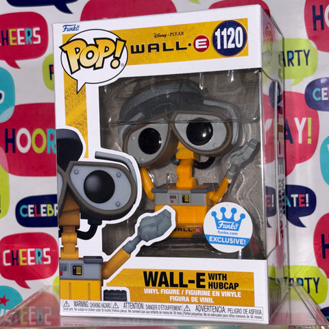 Wall-E with Hubcap - Disney Funko Pop 1120 Vinyl Figure (11.4 Cm L × 8.9 Cm W × 15.9 Cm H)