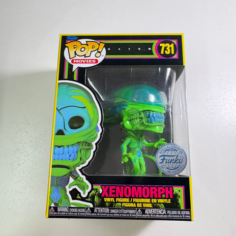 Xenomorph BLACKLIGHT - Funko Pop 731 Alien Vinyl Figure 731 Exclusive