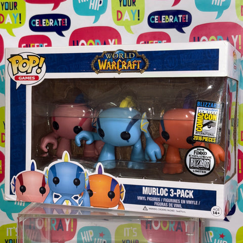 World of Warcraft - Murlock 3 Pack SDCC Exclusive 2016 Pieces