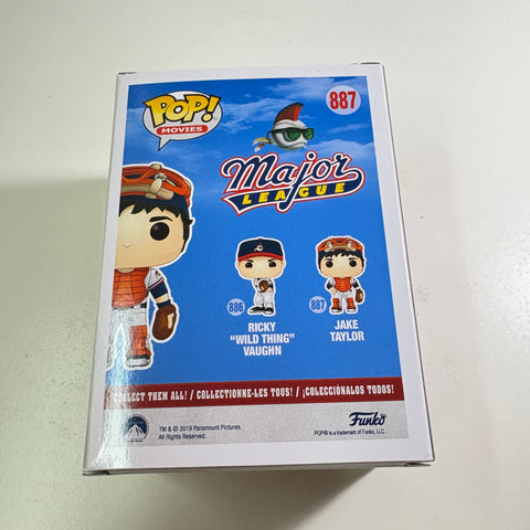 BOX DAMAGE VIEW PHOTOS Jake Taylor - Major League Funko Pop Vinyl Figure 887