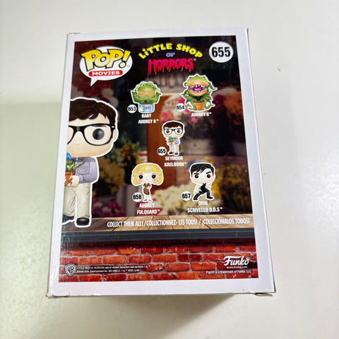 BOX FLAWS VIEW PHOTOS Seymour Krelborn - Little Shop of Horrors Funko Pop Vinyl Figure 655
