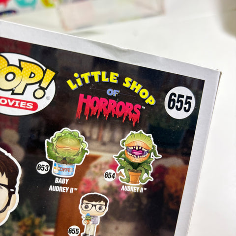 BOX FLAWS VIEW PHOTOS Seymour Krelborn - Little Shop of Horrors Funko Pop Vinyl Figure 655