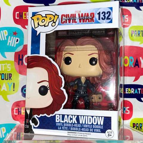 Black Widow Captain America Civil War Funko Pop 132