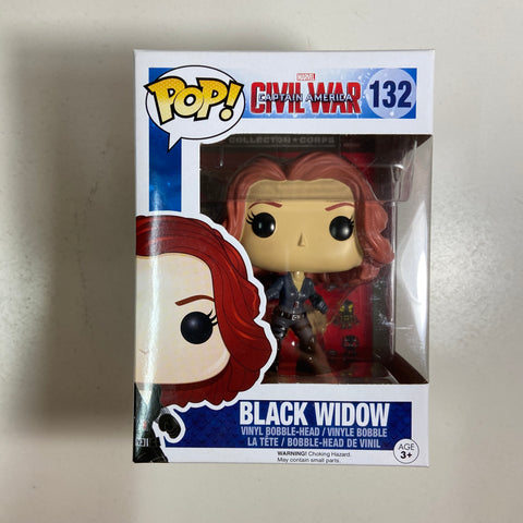 Black Widow Captain America Civil War Funko Pop 132