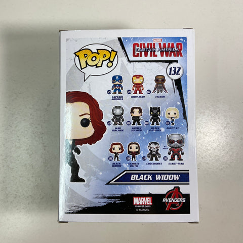 Black Widow Captain America Civil War Funko Pop 132