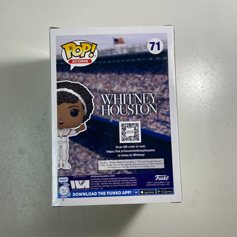 Whitney Houston Funko Pop Rocks 71 Funko Shop Exclusive