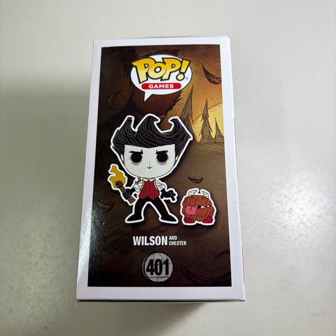 Don't Starve - Wilson & Chester Funko Pop 401 (UNUSED CODE INCLUDED)