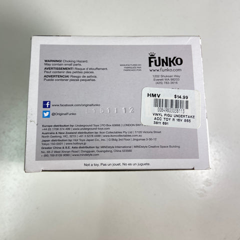 Black Butler - Undertaker Funko Pop 19