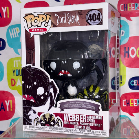 Don't Starve - Webber & Warrior Spider Funko Pop 404 (UNUSED CODE INCLUDED)