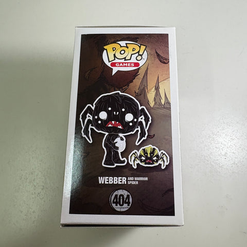 Don't Starve - Webber & Warrior Spider Funko Pop 404 (UNUSED CODE INCLUDED)