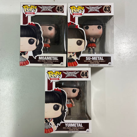 Baby Metal Funko Pop Rocks Set of 3
