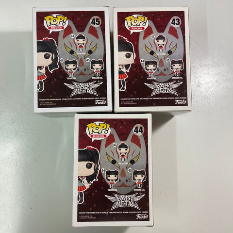 Baby Metal Funko Pop Rocks Set of 3