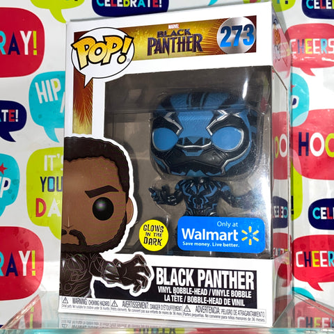 Black Panther (Glow): Marvel Funko Pop 273 Walmart Exclusive