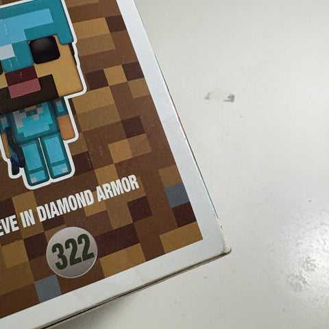 Minecraft - Steve in Diamond Armor Funko Pop 322 Gamestop Exclusive