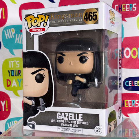 BOX DAMAGE VIEW PHOTOS Gazelle - Kingsman Funko Pop Vinyl Figure 465