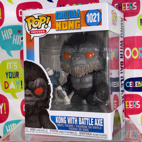 Kong with Battle Axe - Godzilla Vs Kong Funko Pop Vinyl Figure 1021