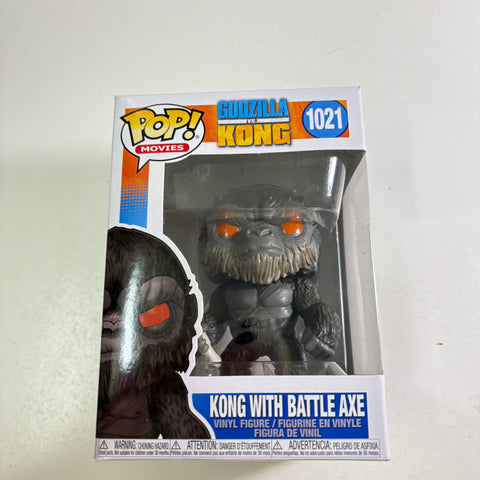 Kong with Battle Axe - Godzilla Vs Kong Funko Pop Vinyl Figure 1021