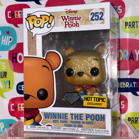 Winnie the Pooh DIAMOND Disney Funko Pop EXCLUSIVE Vinyl Figure (11.4 Cm L × 8.9 Cm W × 15.9 Cm H)