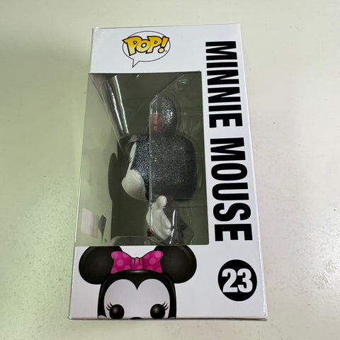 BOX FLAWS Minnie Mouse DIAMOND Disney Funko Pop 23 EXCLUSIVE Vinyl Figure (11.4 Cm L × 8.9 Cm W × 15.9 Cm H)