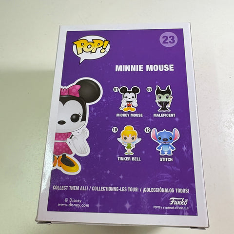 BOX FLAWS Minnie Mouse DIAMOND Disney Funko Pop 23 EXCLUSIVE Vinyl Figure (11.4 Cm L × 8.9 Cm W × 15.9 Cm H)