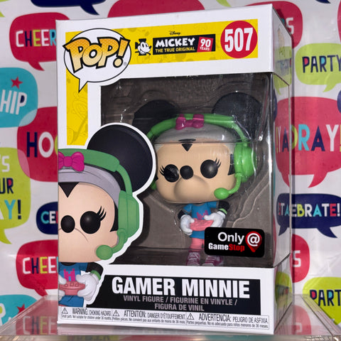 Minnie Mouse GAMER - Disney Funko Pop 507 Vinyl Figure (11.4 Cm L × 8.9 Cm W × 15.9 Cm H)