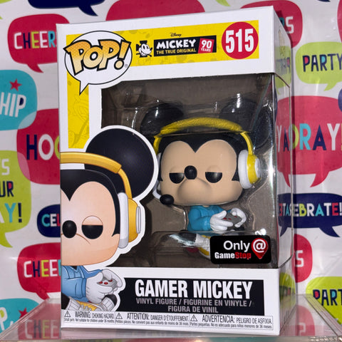 Mickey Mouse GAMER - Disney Funko Pop 515 Vinyl Figure (11.4 Cm L × 8.9 Cm W × 15.9 Cm H)