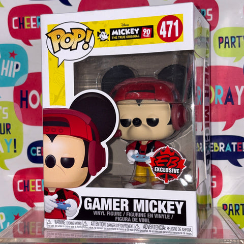 Mickey Mouse GAMER - Disney Funko Pop 471 Vinyl Figure (11.4 Cm L × 8.9 Cm W × 15.9 Cm H)