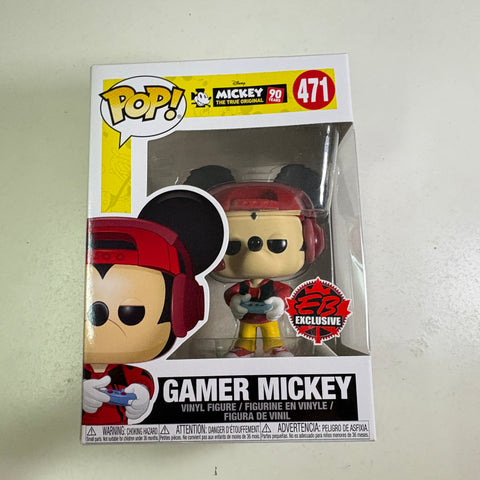 Mickey Mouse GAMER - Disney Funko Pop 471 Vinyl Figure (11.4 Cm L × 8.9 Cm W × 15.9 Cm H)