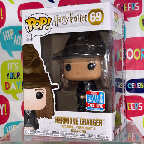 Hermione Granger with Sorting Hat - Harry Potter Funko Pop Vinyl Figure 69 Exclusive