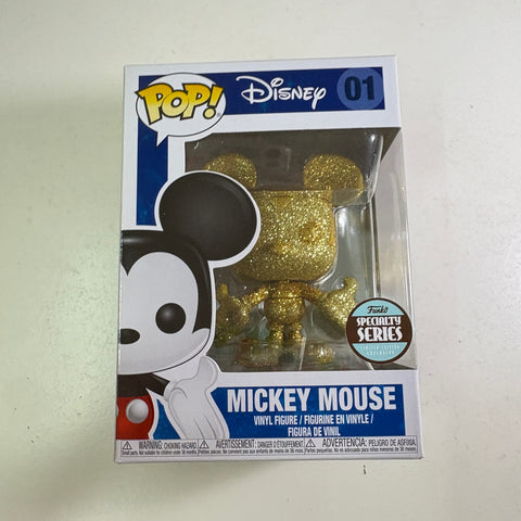 Mickey Mouse Gold Diamond - Disney Funko Pop Vinyl Figure (11.4 Cm L × 8.9 Cm W × 15.9 Cm H)