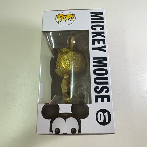Mickey Mouse Gold Diamond - Disney Funko Pop Vinyl Figure (11.4 Cm L × 8.9 Cm W × 15.9 Cm H)