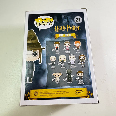 Harry Potter with Sorting Hat - Funko Pop Vinyl Figure 21 Exclusive