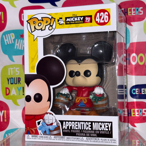Mickey Mouse Apprentice - Disney Funko Pop 426 Vinyl Figure (11.4 Cm L × 8.9 Cm W × 15.9 Cm H)
