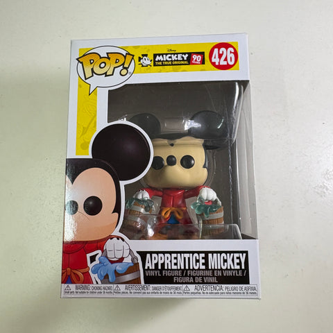 Mickey Mouse Apprentice - Disney Funko Pop 426 Vinyl Figure (11.4 Cm L × 8.9 Cm W × 15.9 Cm H)