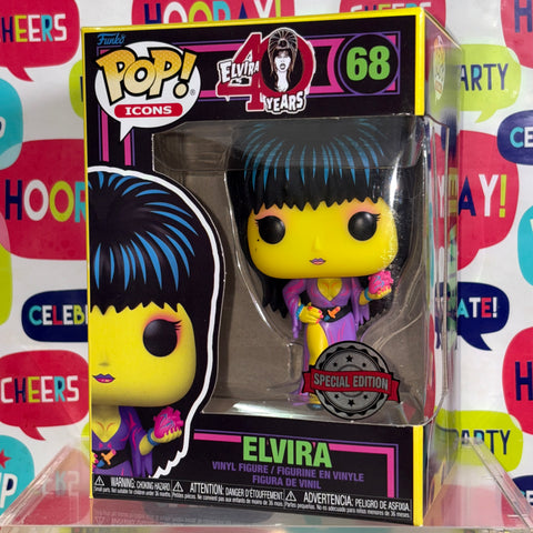 Elvira - Funko Pop 68 Black Light Exclusive