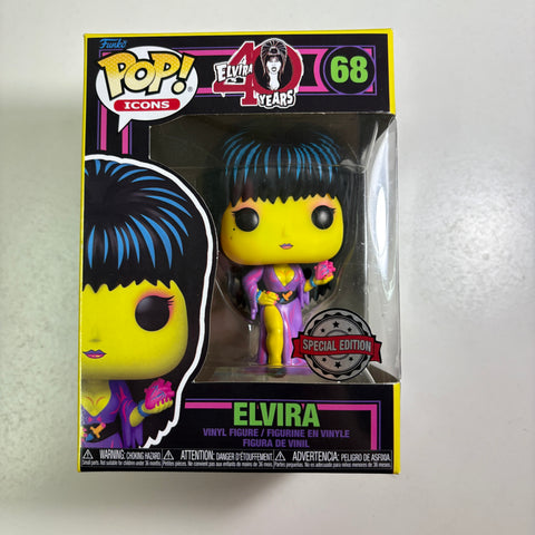 Elvira - Funko Pop 68 Black Light Exclusive