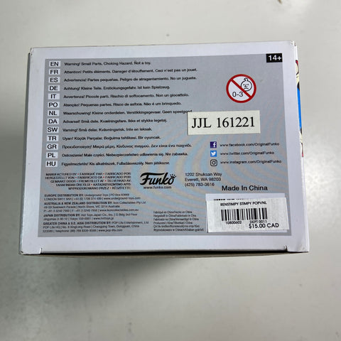 Ren and Stimpy - Stimpy (Chase) Funko Pop 165