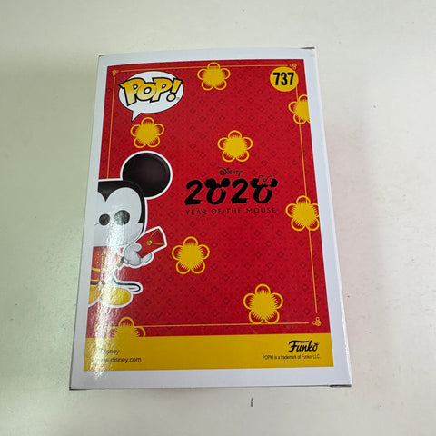Mickey Mouse Chinese New Year - Disney Funko Pop 737 Vinyl Figure (11.4 Cm L × 8.9 Cm W × 15.9 Cm H)
