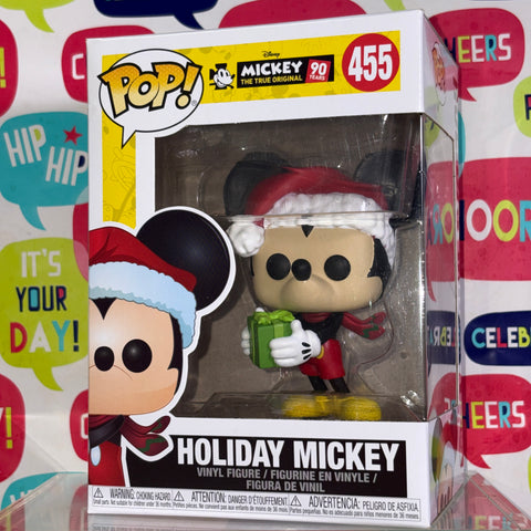 Mickey Mouse Holiday - Disney Funko Pop 455 Vinyl Figure (11.4 Cm L × 8.9 Cm W × 15.9 Cm H)