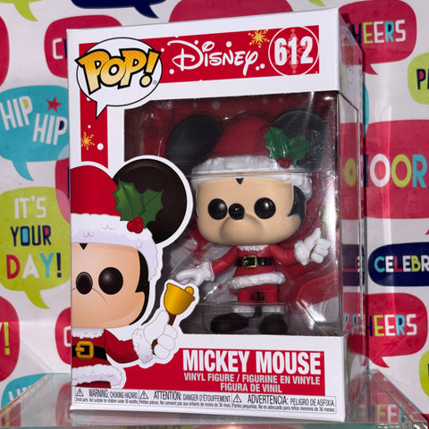 Mickey Mouse Christmas - Disney Funko Pop 612 Vinyl Figure (11.4 Cm L × 8.9 Cm W × 15.9 Cm H)