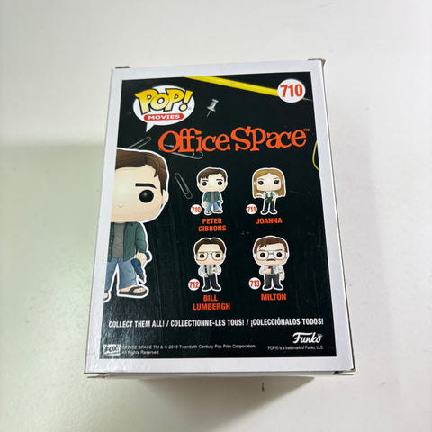 BOX DAMAGE VIEW PHOTOS Peter Gibbons - Office Space Funko Pop 710