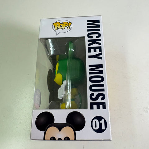 Mickey Mouse Green/Yellow Phillipines Exclusive - Disney Funko Pop 01 Vinyl Figure (11.4 Cm L × 8.9 Cm W × 15.9 Cm H)