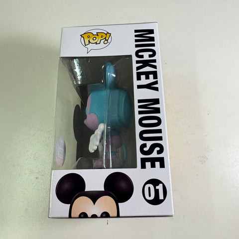 Mickey Mouse Pink/Blue Phillipines Exclusive - Disney Funko Pop 01 Vinyl Figure (11.4 Cm L × 8.9 Cm W × 15.9 Cm H)