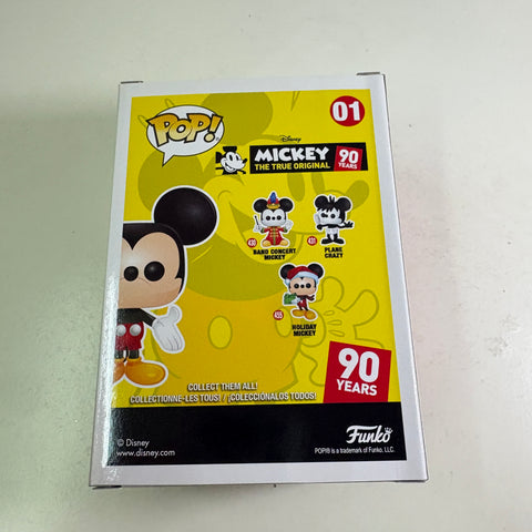 Mickey Mouse Orange/RED Phillipines Exclusive - Disney Funko Pop 01 Vinyl Figure (11.4 Cm L × 8.9 Cm W × 15.9 Cm H)