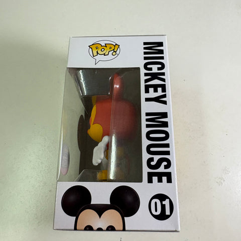 Mickey Mouse Orange/RED Phillipines Exclusive - Disney Funko Pop 01 Vinyl Figure (11.4 Cm L × 8.9 Cm W × 15.9 Cm H)